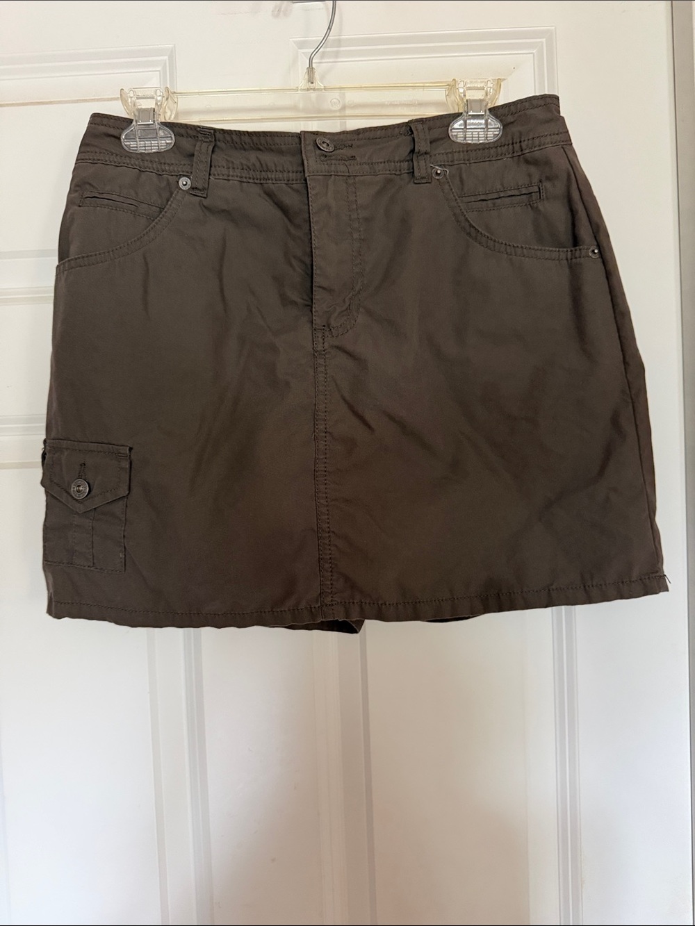 Gloria Vanderbilt Utility Mini Skort
